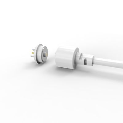 Diameter 8.0mm custom male and female magnetic usb cable for smart shoes