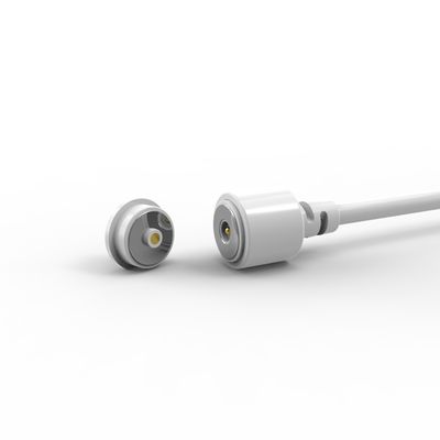 Diameter 8.0mm custom male and female magnetic usb cable for smart shoes