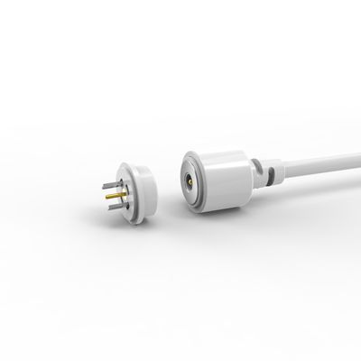 Diameter 8.0mm custom male and female magnetic usb cable for smart shoes