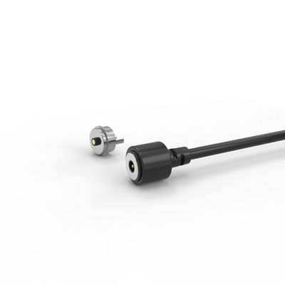 DC magnetic pogo pin male & female cable connector for bike light