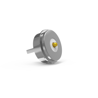 Dia 10.0mm male & female circular magnetic spring pogo pin connector for LED