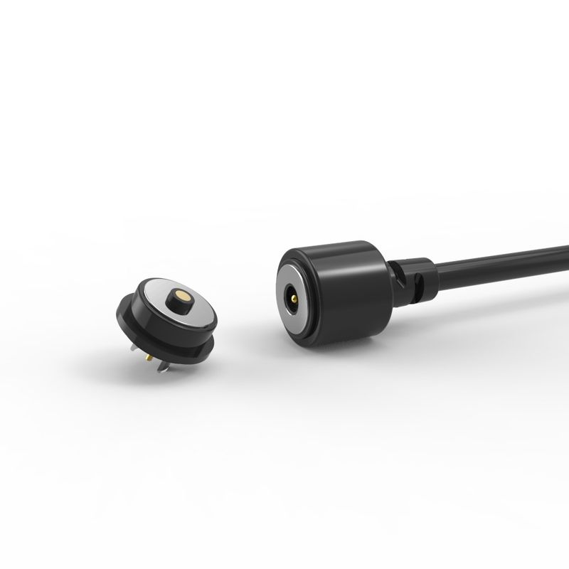 Fast charging round magnetic cable connector with usb  for smart wear