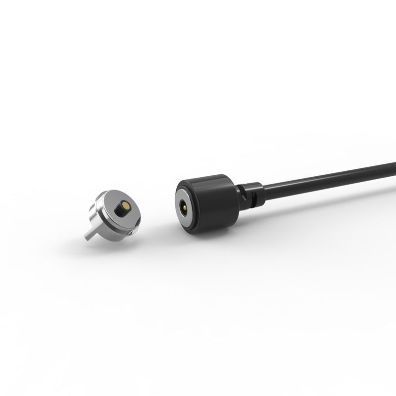 DC magnetic pogo pin male & female cable connector for bike light